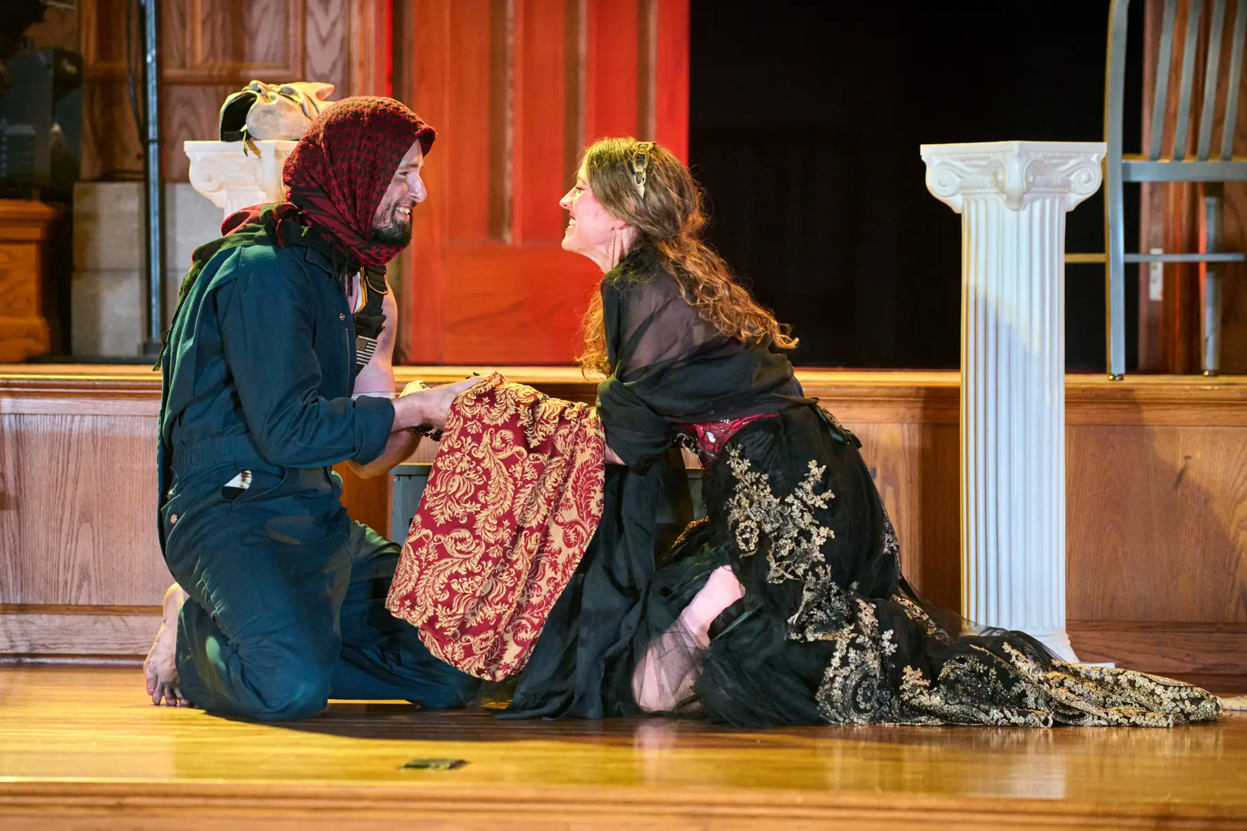 The Ghost of Darius in The Persians — Wisconsin Classic Stage 2026. Photo: Paul Ruffolo Photography