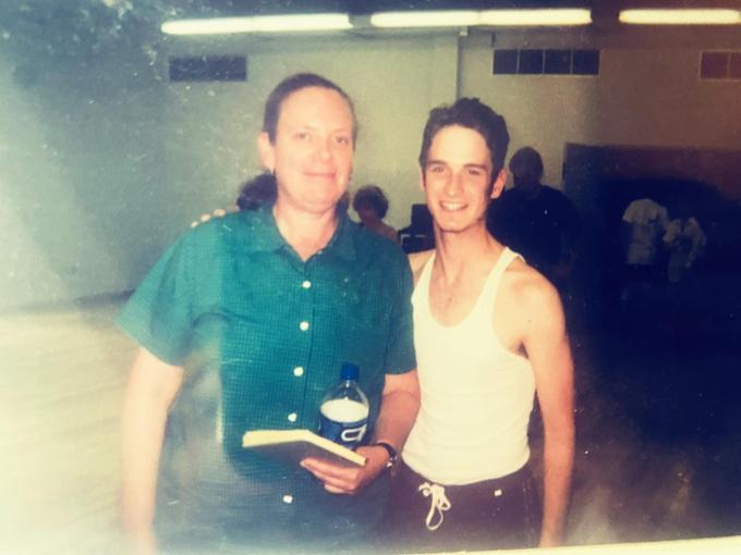 Anne Bogart and Josh Pohja at Skidmore College, Summer 1998