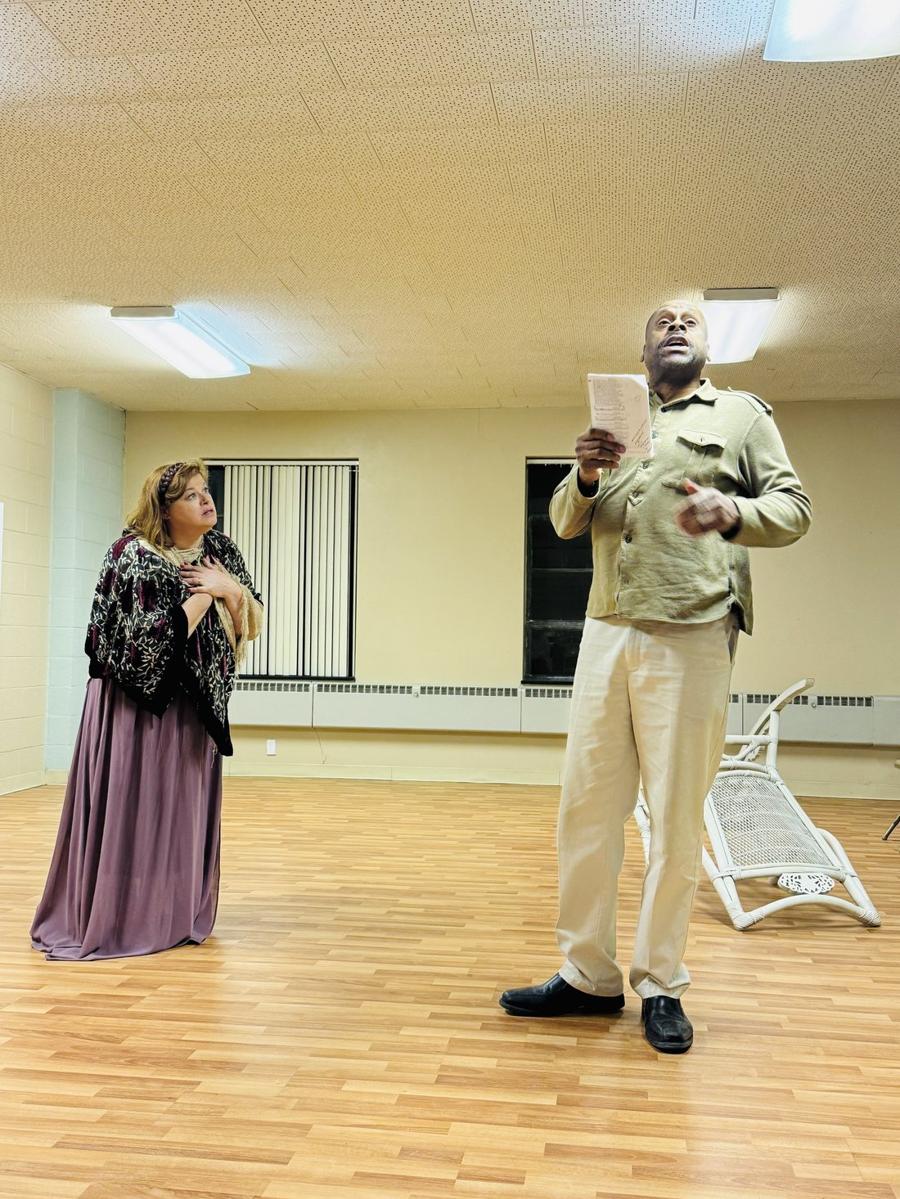 Actors in an ensemble scene at WCS Actor's Studio
