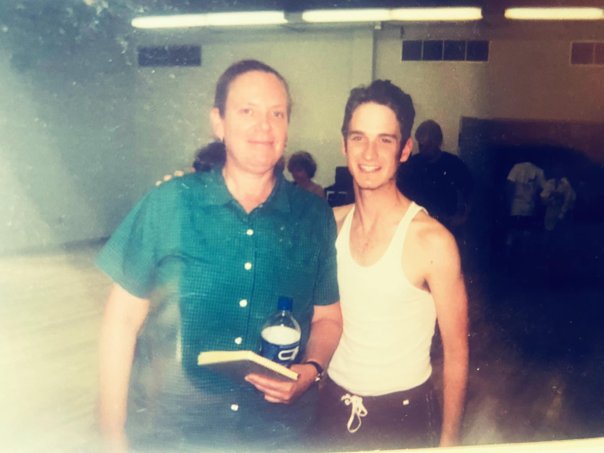 Anne Bogart and Josh Pohja at Skidmore College, Summer 1998
